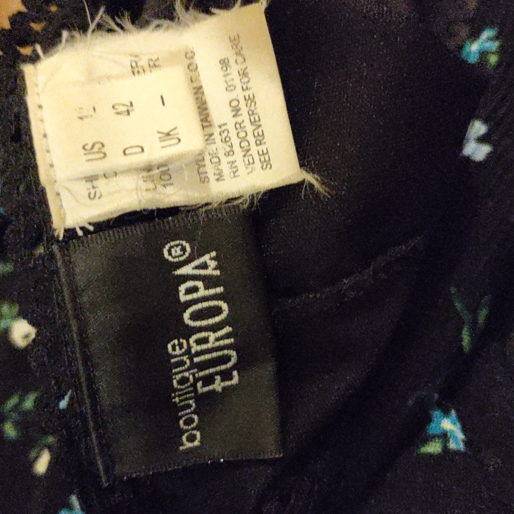 SOLD Vintage/ Y2k Slip Floral Dress - Picture 4 of 4